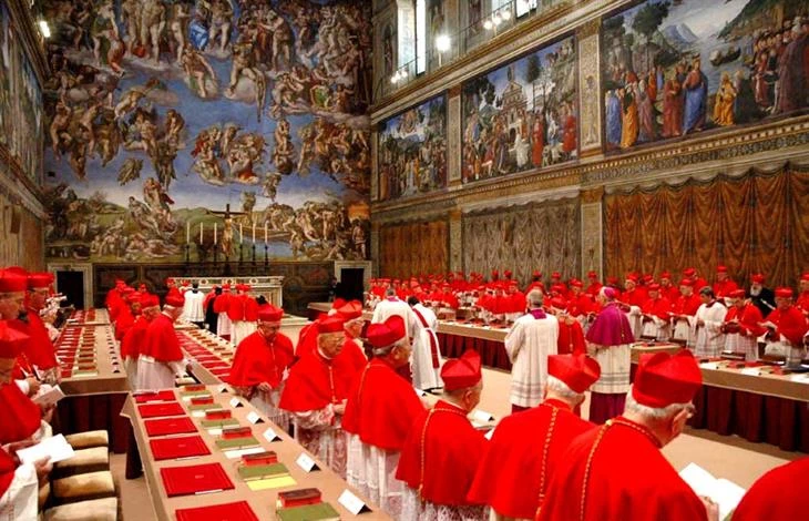 Conclave is held in the Sistine Chapel.
