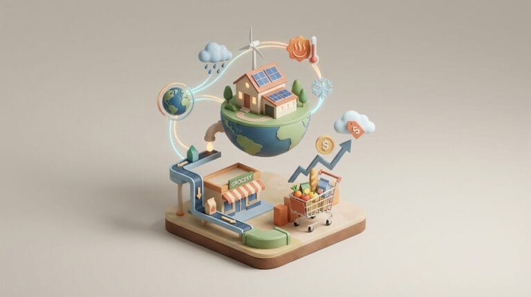 Featured image for How Climate Change Drives Food Prices Beyond the Farm