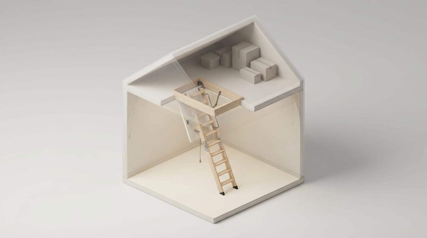 Featured image for How to Install an Attic Ladder for Maximum Home Storage