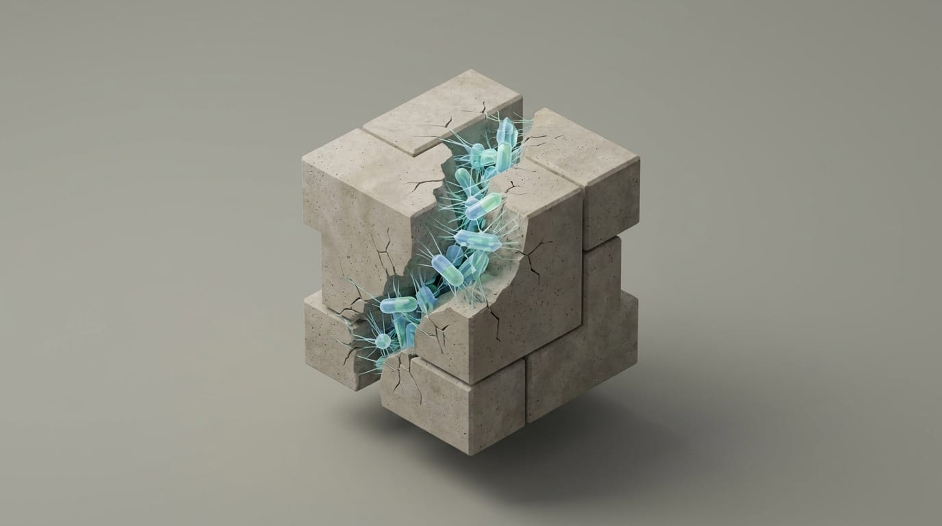 Featured image for How Chemical Reactions Drive Self-Healing Concrete Systems
